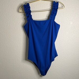 NWT-Gilli Royal Blue Sleeveless bodysuit- Size large